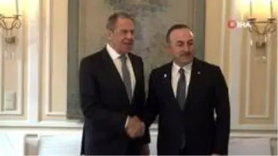 Çavuşoğlu, Lavrov ile görüştü Çavuşoğlu, Lavrov ile görüştü
