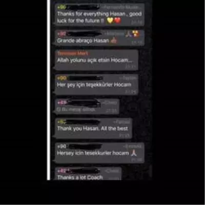 Hasan Şaş, 'Yalan haberlere cevabımdır' diyerek yabancı futbolcuların veda mesajlarını paylaştı Hasan Şaş, 'Yalan haberlere cevabımdır' diyerek yabancı futbolcuların veda mesajlarını paylaştı