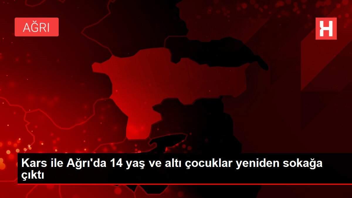Kars ile Ağrı'da 14 yaş ve altı çocuklar yeniden sokağa çıktı