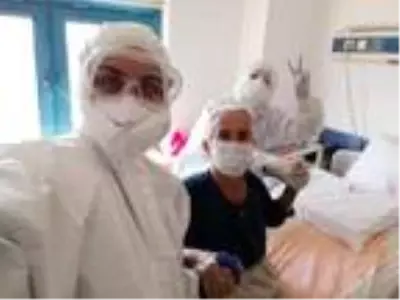 Kocasını kaybettiği koronavirüsü 38 günde yendi