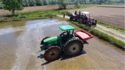 Türkiye'nin en kuzeyi Sinop'ta çeltik ekimi başladı Türkiye'nin en kuzeyi Sinop'ta çeltik ekimi başladı