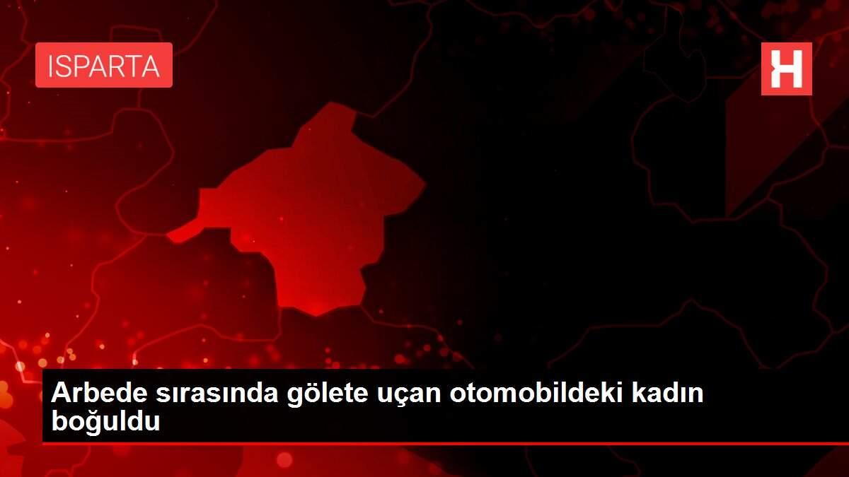 Arbede sırasında gölete uçan otomobildeki kadın boğuldu