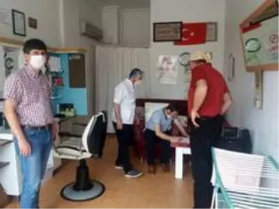 Berberler, kuaförler ve güzellik salonları denetledi Berberler, kuaförler ve güzellik salonları denetledi