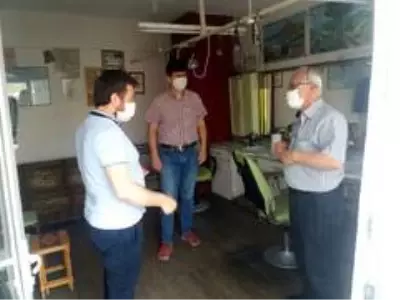 Berberler, kuaförler ve güzellik salonları denetledi Berberler, kuaförler ve güzellik salonları denetledi