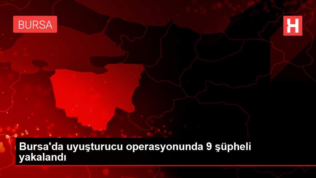 Bursa'da uyuşturucu operasyonunda 9 şüpheli yakalandı Bursa'da uyuşturucu operasyonunda 9 şüpheli yakalandı