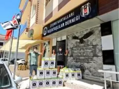 Çeşme Kartalları'ndan yardım paketi Çeşme Kartalları'ndan yardım paketi