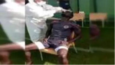 Cisse’nin korona testindeki komik anları sosyal medyaya yansıdı