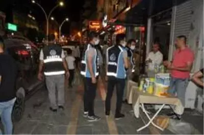 Cizre'de kaldırım işgali denetimi