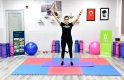 Görüntülü pilates ve aerobik dersleri sürüyor Görüntülü pilates ve aerobik dersleri sürüyor