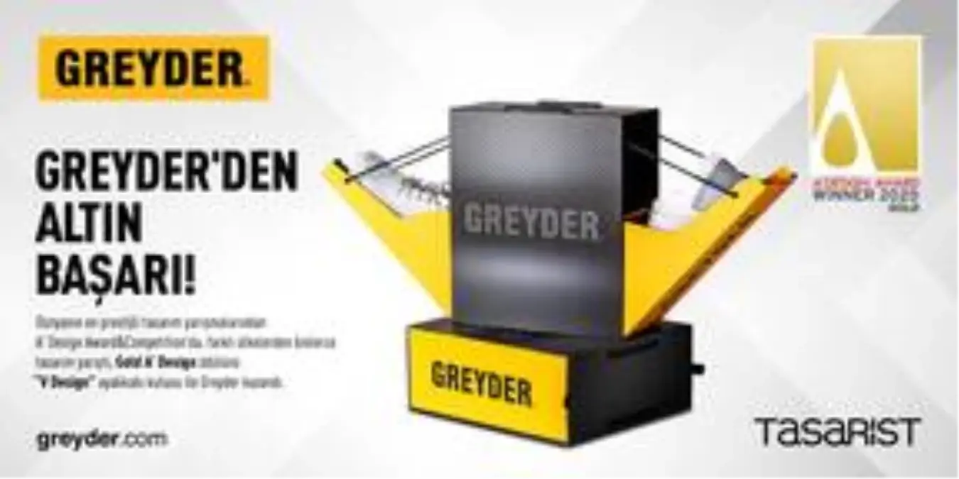 GREYDER'E BİR ÖDÜL DE A DESIGN AWARD'DEN.