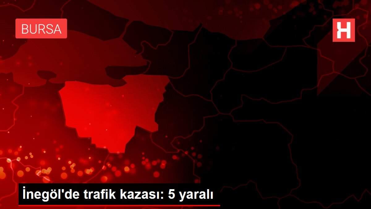 İnegöl'de trafik kazası: 5 yaralı İnegöl'de trafik kazası: 5 yaralı
