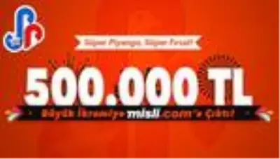 Misli.com bir kez daha 500 bin TL kazandırdı! Süper Piyango... Misli.com bir kez daha 500 bin TL kazandırdı! Süper Piyango...