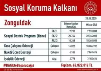 Aile Çalışma Sosyal Hizmetler Bakanlığından sosyal koruma desteği