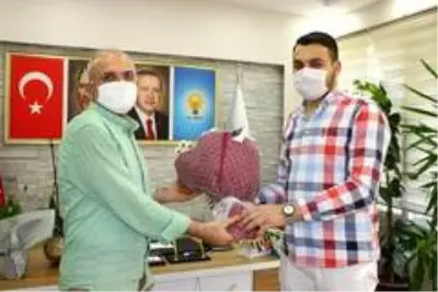 AK gençlerden Başkan Elbir'e ziyaret