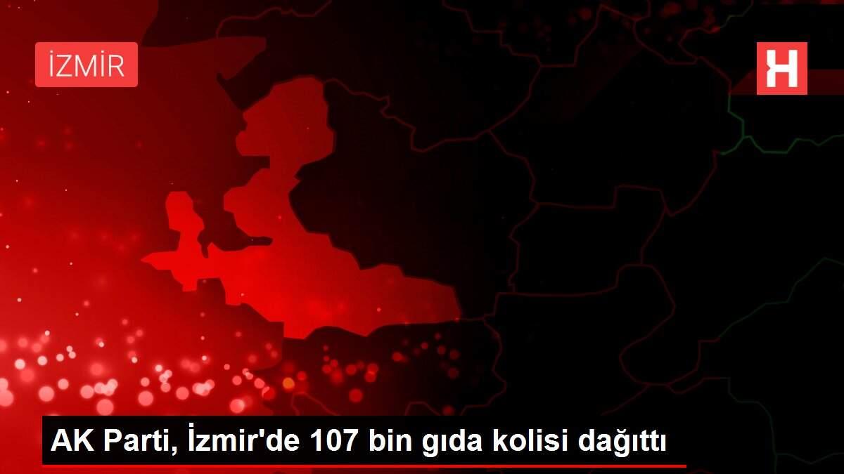AK Parti, İzmir'de 107 bin gıda kolisi dağıttı AK Parti, İzmir'de 107 bin gıda kolisi dağıttı