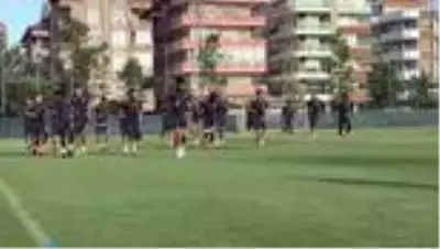Alanyaspor, çalışmalarına akşam idmanıyla devam etti