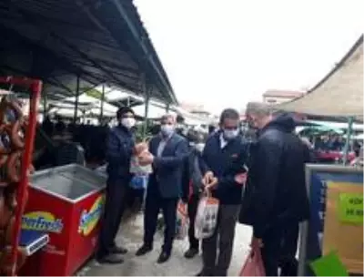 Altıntaş'ta fidan dağıtımı Altıntaş'ta fidan dağıtımı