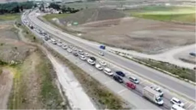 Ankara-Samsun karayolunda araçlar tek tek durduruldu