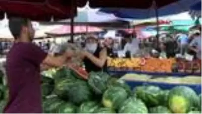 ANTALYA Karpuz fiyatına, dilimle satış ayarı