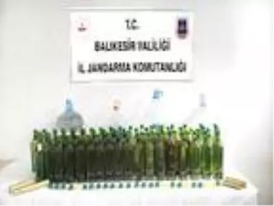 Balıkesir'de sahte içki operasyonu: 3 gözaltı
