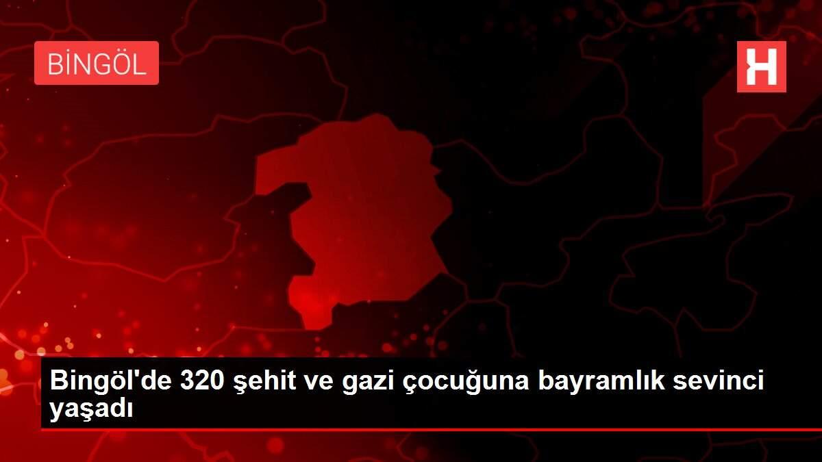 Bingöl'de 320 şehit ve gazi çocuğuna bayramlık sevinci yaşadı