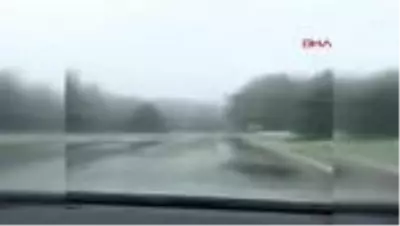 Bolu’da yaylaya kar yağdı