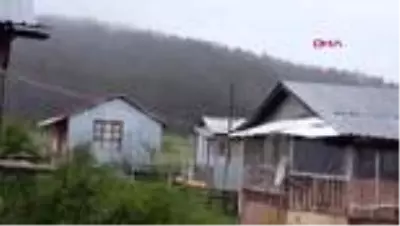 Bolu'da yaylaya kar yağdı