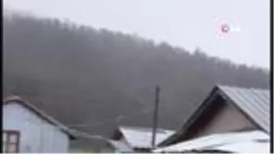 Bolu'nun yüksek kesimlerine kar yağdı