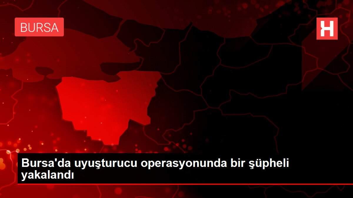 Bursa'da uyuşturucu operasyonunda bir şüpheli yakalandı
