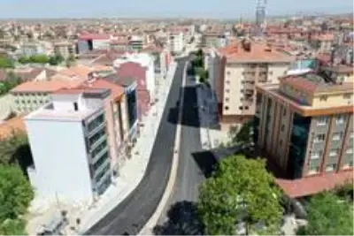 Diriliş meydanında asfalt serimi tamamlandı