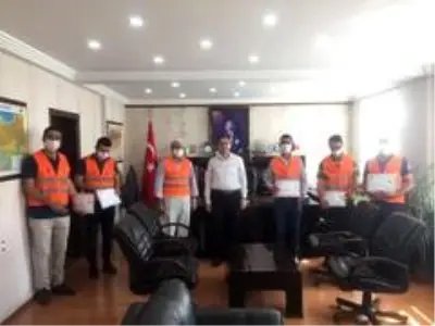 İdil Kaymakamı Sağ'dan Vefa Sosyal Destek Grubu ekibine teşekkür belgesi