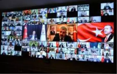 İl Başkanları Toplantısına telekonferans sistemiyle katıldı İl Başkanları Toplantısına telekonferans sistemiyle katıldı