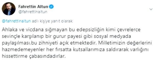 İletişim Başkanı Altun, 'camide müzik' skandalına tepki gösterdi: Kabul edilemez bir saldırı İletişim Başkanı Altun, 'camide müzik' skandalına tepki gösterdi: Kabul edilemez bir saldırı