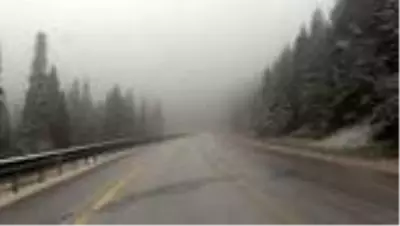 Ilgaz Dağı’nda sis ulaşımı olumsuz etkiliyor