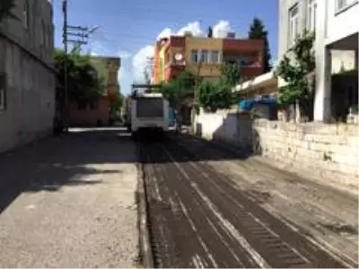 İmamağa Mahallesinde yol çalışmaları