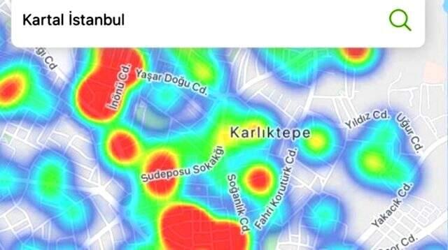 İstanbul'un korona haritası güncellendi! Bu bölgelerde oturanlar dikkat İstanbul'un korona haritası güncellendi! Bu bölgelerde oturanlar dikkat