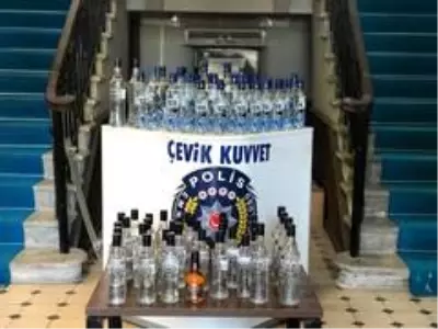 İzmir'de sahte içki operasyonu: 1 gözaltı