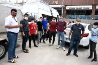 Kıbrıs'ta mahsur kalan işçiler memleketlerine ulaştı