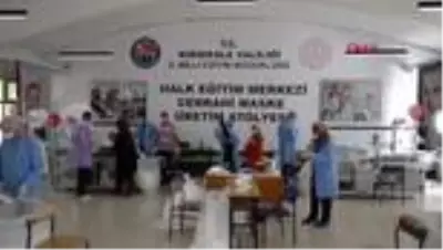 KIRIKKALE Atölyeye dönüştürülen liselerde, ayda 45 milyon maske üretiliyor KIRIKKALE Atölyeye dönüştürülen liselerde, ayda 45 milyon maske üretiliyor