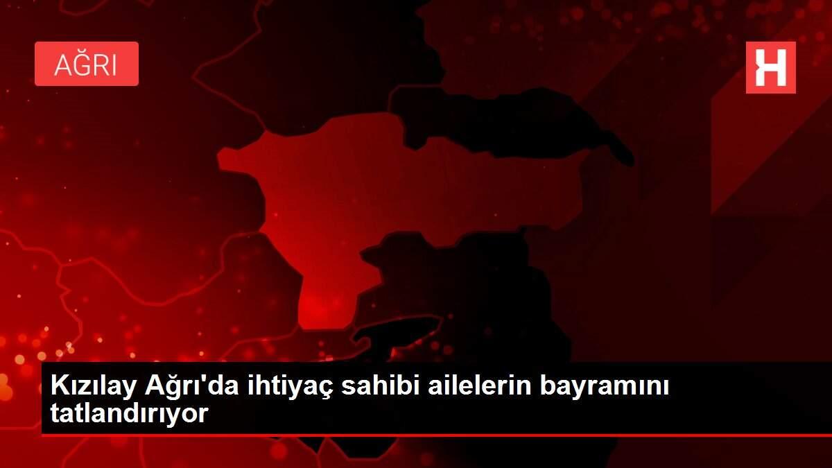 Kızılay Ağrı'da ihtiyaç sahibi ailelerin bayramını tatlandırıyor