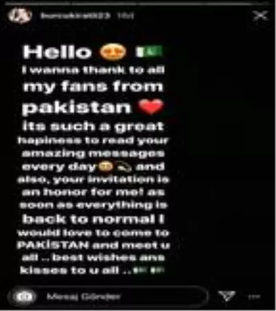Pakistan'da Burcu Kıratlı rüzgarı