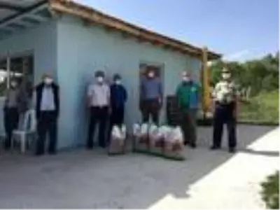 Şaphane'de üreticilere tohum desteği devam ediyor