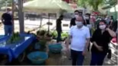SİİRT VALİ ATİK, DIŞARIDA GEZENLERİ, DRONE İSE BALKONDA OTURANLARI UYARDI