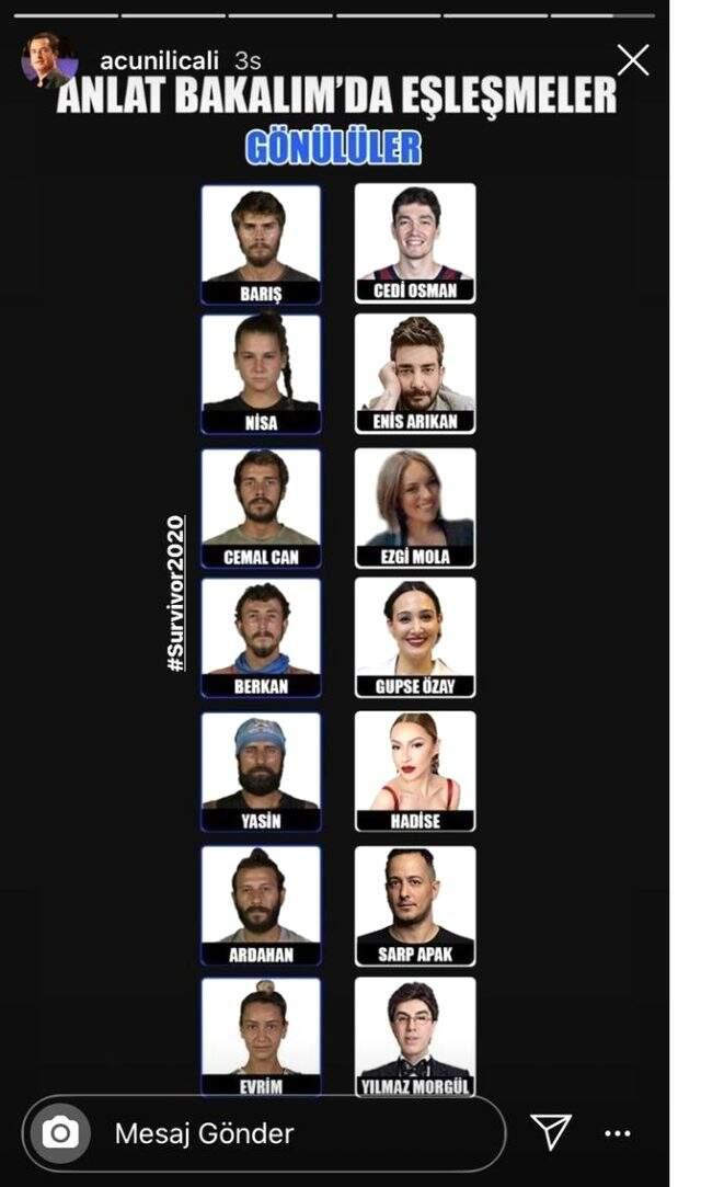 Survivor tarihinde bir ilk! Anlat Bakalım oyununa katılacak ünlü isimler belli oldu Survivor tarihinde bir ilk! Anlat Bakalım oyununa katılacak ünlü isimler belli oldu
