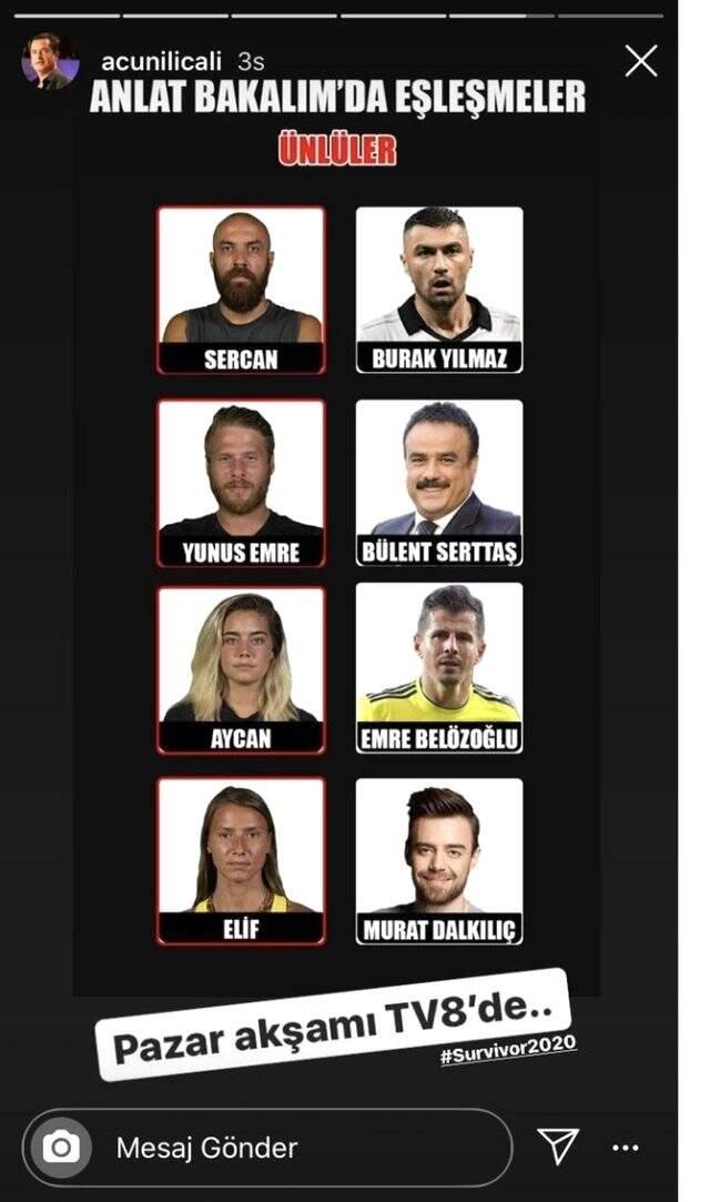 Survivor tarihinde bir ilk! Anlat Bakalım oyununa katılacak ünlü isimler belli oldu Survivor tarihinde bir ilk! Anlat Bakalım oyununa katılacak ünlü isimler belli oldu