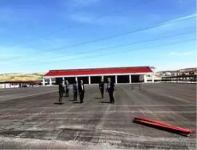 Vali Epcim ile Başkan Pekmezci, yapımı devam eden tarım yerleşkesini inceledi