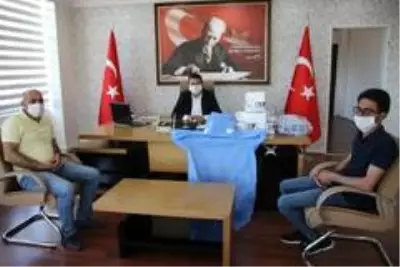 Varto Belediyesine tulum ve maske desteği