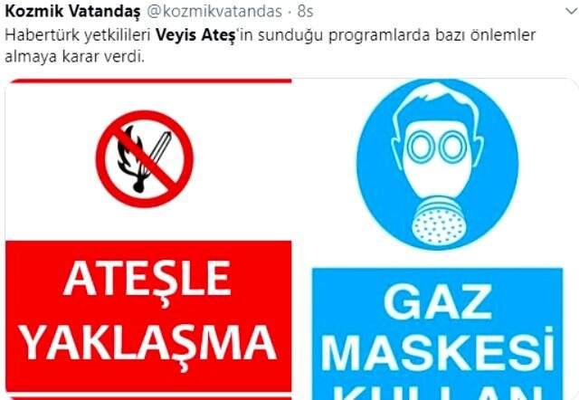 Veyis Ateş'in programındaki yellenme olayı sonrası espriler havada uçuşuyor