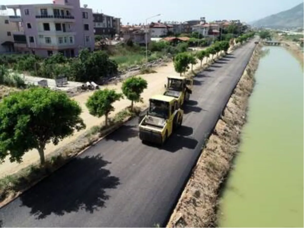Yaşar Kemal caddesi asfaltlanıyor