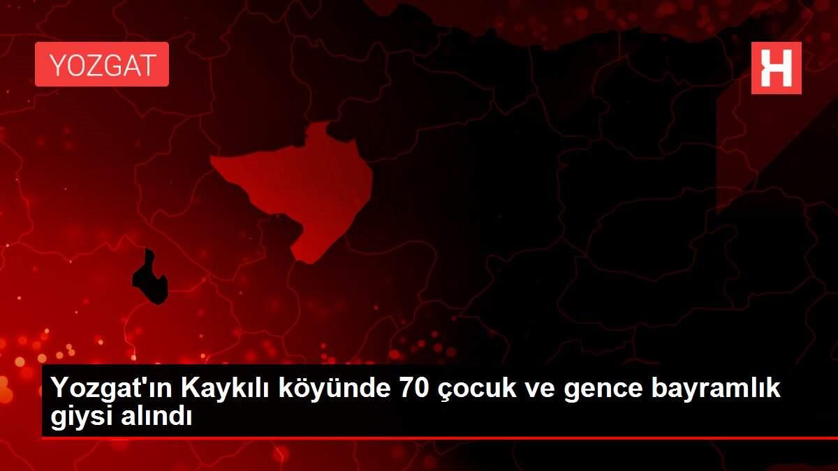 Yozgat'ın Kaykılı köyünde 70 çocuk ve gence bayramlık giysi alındı Yozgat'ın Kaykılı köyünde 70 çocuk ve gence bayramlık giysi alındı